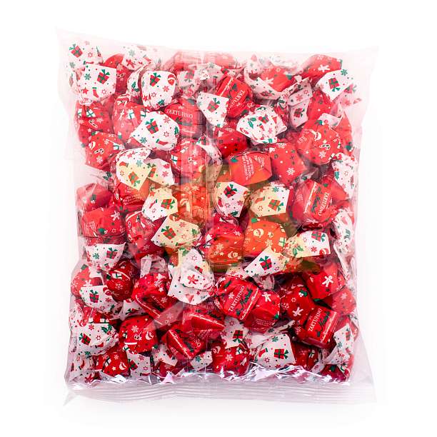 Конфеты 0120 Трюфель Дольче НОВОГОДНИЙ, ANTICA TORRONERIA PIEMONTESE, 1 кг (пл/пакет)  Antica Torroneria Piemontese Италия