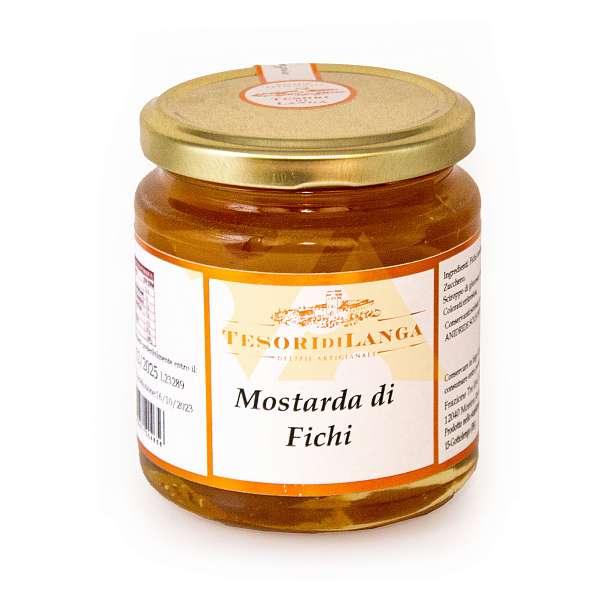 Мостарда из инжира, TESORI DI LANGA, 0,380 кг (ст/б)  Apicoltura Brezzo Италия