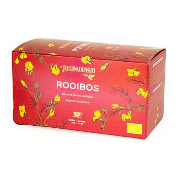 Чай травяной из ройбуша ROOIBOS BIO, 15 пакетиков по 3 гр, REGINADIFIORI, 0,045 гр (карт/кор)