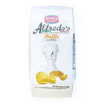 Чипсы картофельные рифленые ALFREDO\'S, ТМ AMICA CHIPS, 0,13 кг