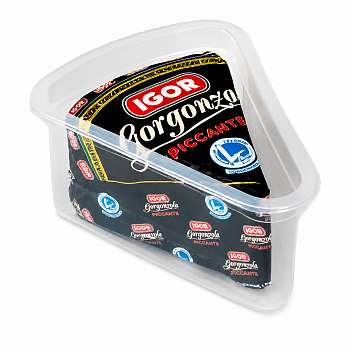 Горгонзола пикантная DOP, сыр с голубой плесенью, IGOR, ~ 0,750 кг