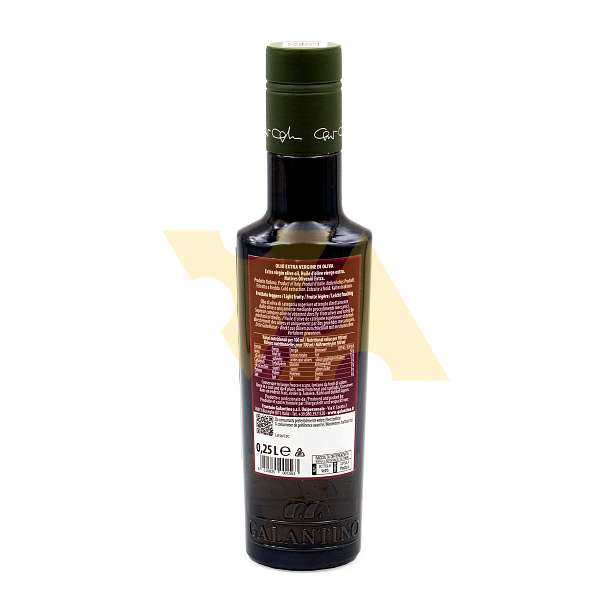 Масло оливковое первого холодного отжима FRUTTATO LEGGERO, GALANTINO, 0,25 л (ст/бут MONET)  Frantoio F.lli Galantino S.N.C. Италия