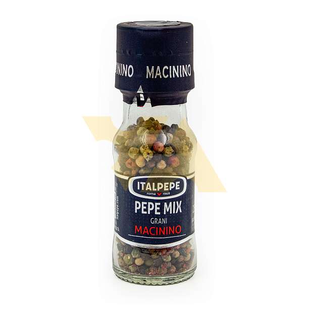 Смесь перцев горошком ITALPEPE, 0,025 кг (ст/б с мельницей)  Italpepe Италия