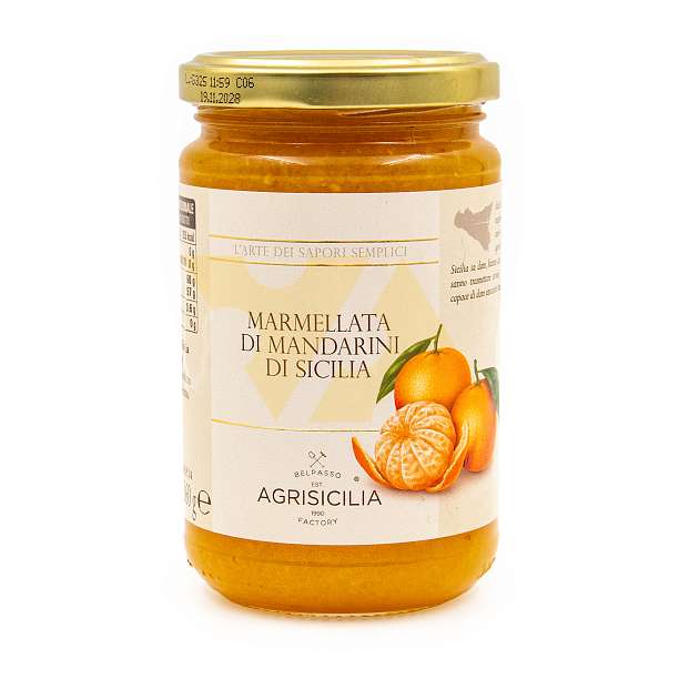 Джем из сицилийского мандарина, L'ARTE SAPORI SEMPLICE, 0,360 кг (ст/б)  Agrisicilia Италия