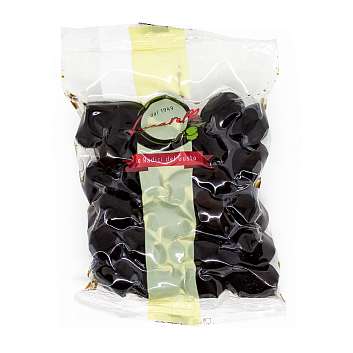 Оливки черные вяленые запеченые, LUCARELLI, 0,2 кг (пл/пак)