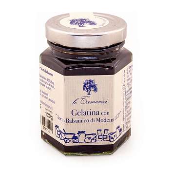 Желе с бальзамическим уксусом из Модены IGP, LE TAMERICI, 0,120 кг (ст/б)