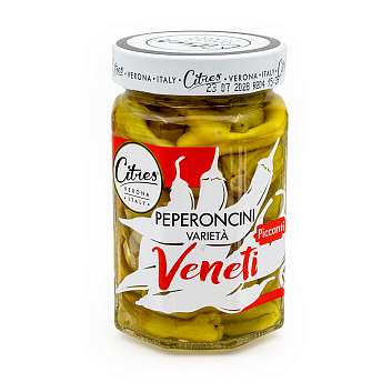 Перчики острые сорта Венети, CITRES, 0,260 кг/0,140 кг/0,319 л (ст/б)