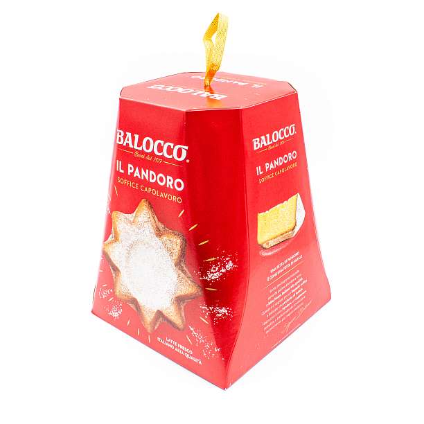 Пандоро, рождественский кекс из Вероны, BALOCCO, 0,75 кг (карт/кор) 0.75 кг. Balocco Италия