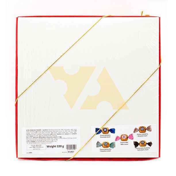 4174S Пралине ассорти COCOA SELECTION, STAINER, 0,220 кг (красная коробка)  ANDREA STAINER Италия