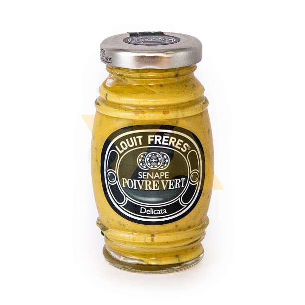 Горчица с зеленым перцем нежная т.м. LOUIT FRERES, 0,130 кг  Louit Frères Италия