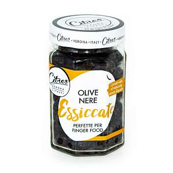 Оливки черные сушеные, CITRES, 0,190 кг (ст/б)