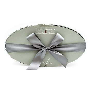 Ассорти TIMELESS TARTUFIDOLCI, 9 видов, ANTICA TORRONERIA PIEMONTESE, 0,600 кг (карт/кор серебро лодочкой)