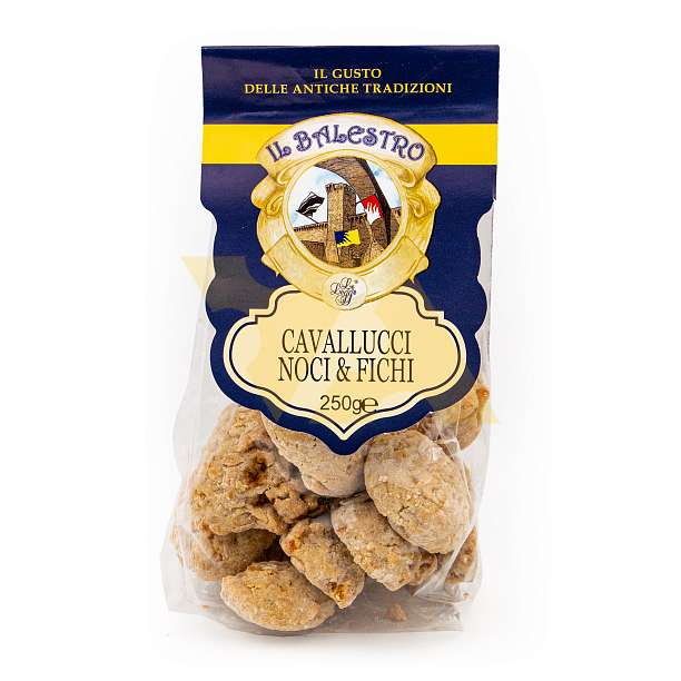 Кавалуччи с грецкими орехами и инжиром IL BALESTRO, 0,250 кг (пл/пак)  Le Logge Италия