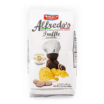 Чипсы картофельные с черным трюфелем ALFREDO\'S, AMICA CHIPS, 0,1 кг