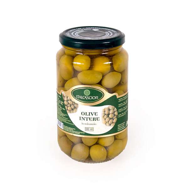 Оливки целые с косточкой в рассоле, ITALCARCIOFI, 0,53 кг/0,31 кг/0,58 л (ст/б)  Italcarciofi S.r.L. Италия
