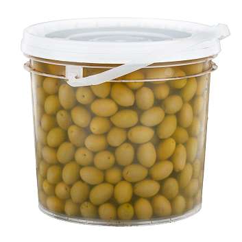 Оливки Белла Чериньола 3G (70/80) с косточкой в рассоле, ITALCARCIOFI, 5 кг/8 кг (пл/б)