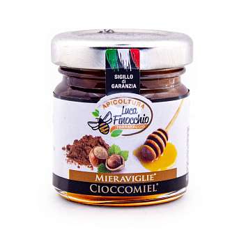 Соус на основе мёда с фундуком и какао CIOCCOMIEL, LUCA FINOCCHIO, 0,04 кг (ст/б)