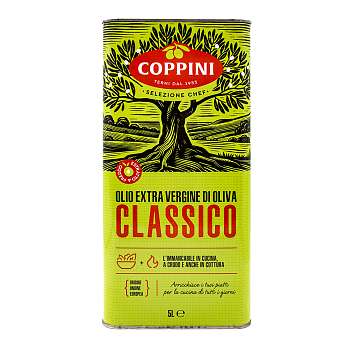Масло оливковое первого холодного отжима CLASSICO, COPPINI, 5 л