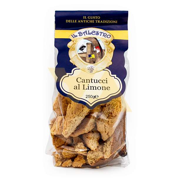 Кантуччи с лимоном IL BALESTRO, 0,250 кг (пл/пак)  Le Logge Италия