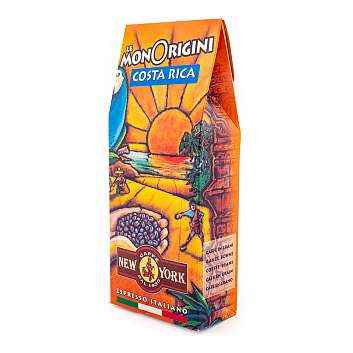 Кофе Коста-Рика, смесь обжаренного кофейных зерен из Коста-Рики, NEW YORK, 0,250 кг (бум/уп)