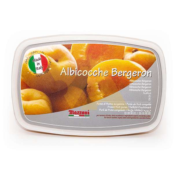 Пюре из абрикосов замороженное с сахаром, MAZZONI, 1 кг (пл/конт) 1 кг. Mazzoni Италия