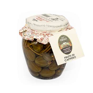 Каперсы с ножкой, SANTAGATA, 0,29 кг/ 0,145 кг (ст/б)