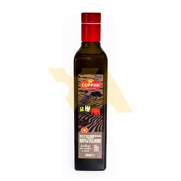 Масло оливковое первого холодного отжима из итальянских оливок 100% ITALIANO, COPPINI, 0,5 л  Coppini Италия