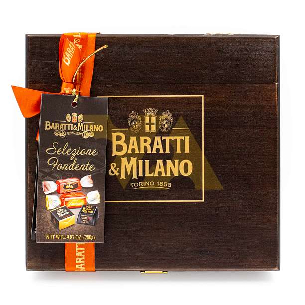 Пралине ассорти Горький шоколад, 4417, BARATTI&MILANO, 0,280 кг (дер/кор)  Baratti & Milano Италия