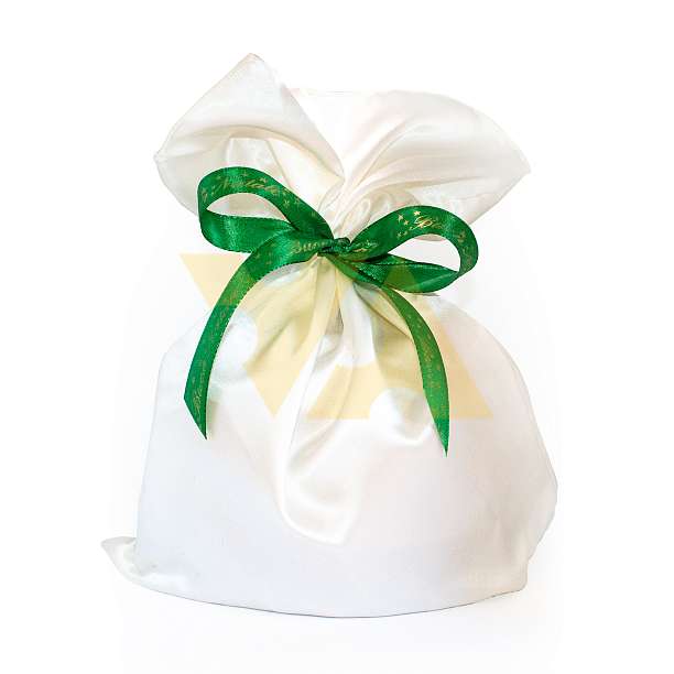 Панеттоне с изюмом и цукатами в атласном мешке цвета слоновой кости, BALOCCO, 0,75 кг  Balocco Италия