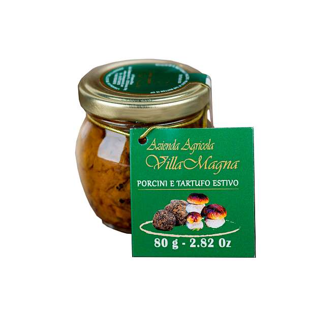 Соус из белых грибов и черного летнего трюфеля, VILLA MAGNA, 0,08 кг  VILLA MAGNA Италия