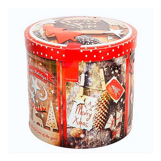 Панеттоне с изюмом и цукатами, рождественский кекс из Милана, BALOCCO, 0,75 кг (жест/кор) 0.75 кг. Balocco Италия