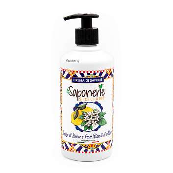 Крем-мыло "Цедра лимона и белые цветы лавра"