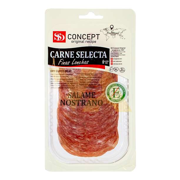 Салями Нострано SD, выдержка от 4 мес., нарезка, 0,050 кг  Сытный дом Россия