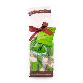 Нуга 0135 мягкая с миндалем и фисташками, ANTICA TORRONERIA PIEMONTESE, 0,200 кг (пл/пак)