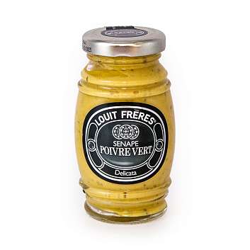 Горчица с зеленым перцем нежная т.м. LOUIT FRERES, 0,130 кг