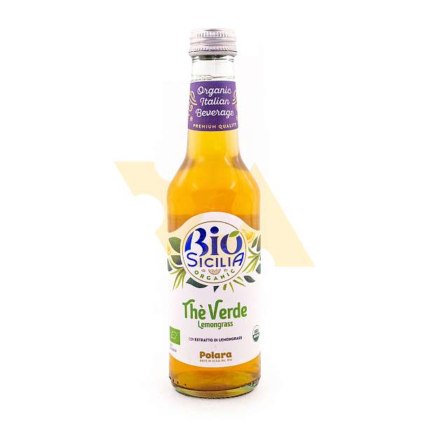 Зеленый чай холодный с лемонграссом БИО, POLARA, 0,275 л (ст/бут)  BIBITE POLARA S.R.L. Италия