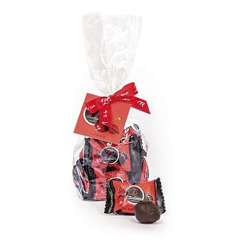 Конфеты Боеро черешня без косточки с граппой в темном шоколаде, BODRATO CIOCCOLATO, 0,150 кг (пласт/пакет)