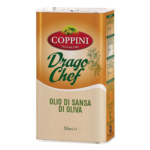 Масло оливковое САНСА ДИ ОЛИВА DRAGO CHEF, COPPINI, 5 л (ж/б)  Coppini Италия
