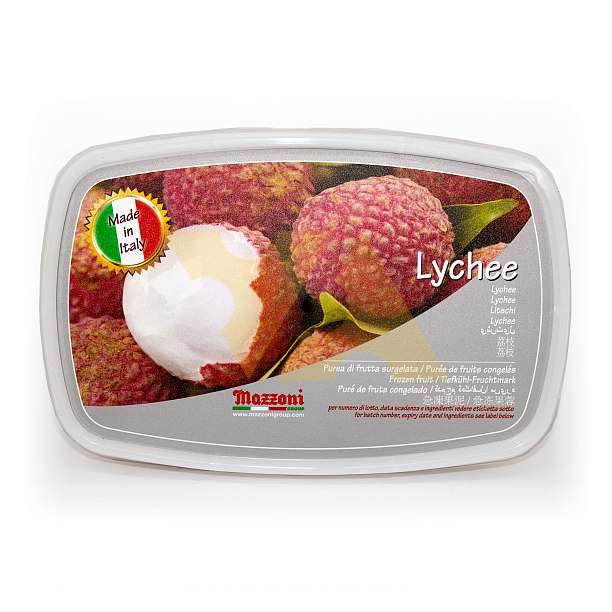 Пюре из личи замороженное с сахаром, MAZZONI, 1 кг (пл/конт) 1 кг. Mazzoni Италия