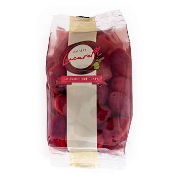 Оливки черные с косточками Каламон в рассоле, LUCARELLI, 0,200 кг/0,35 кг (пласт/пак)