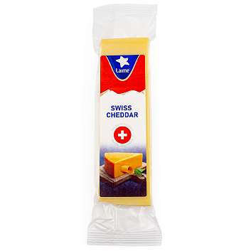 Сыр фасованный "Чеддар" ТЗ "LAIME" м.д.ж. в с.в. 53% 6шт*150гр кусок (Россия, СПб)