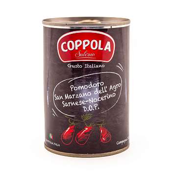 Томаты Сан-Марцано DOP, COPPOLA, 0,4 кг/0,24 кг/0,425 л (ж/б)