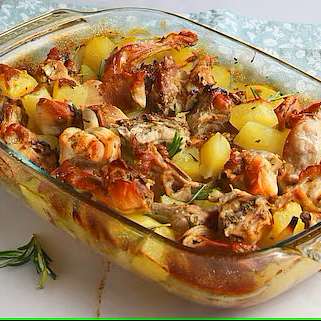 Запеченный кролик