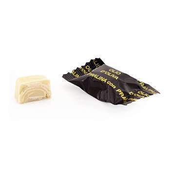 Пралине 107 из белого шоколада с начинкой из оливкового масла первого холодного отжима (экстра верджин), STAINER, 1 кг