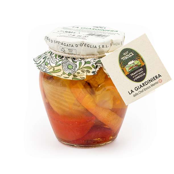 Овощная смесь Джардинера от шефа Энрико Мармо, SANT'AGATA, 0,300 кг (ст/б)  Frantoio di Sant'Agata d'Oneglia Италия