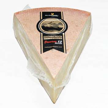 Грюнбергер резервный REAL SWISS CHEESE, сыр твердый, выдержка 10 мес.,  жирность 50%, ~ 3 кг