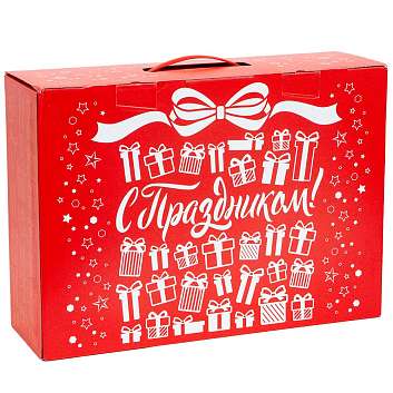 Новогодняя упаковка "Базовый b18" "С Праздником!"