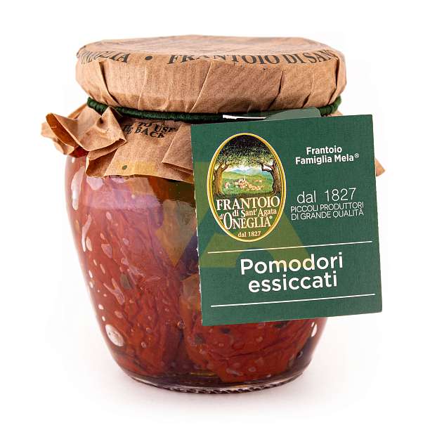 Томаты сушеные в оливковом масле первого холодного отжима 39%, SANTAGATA, 0,2 кг (ст/б)  Frantoio di Sant'Agata d'Oneglia Италия