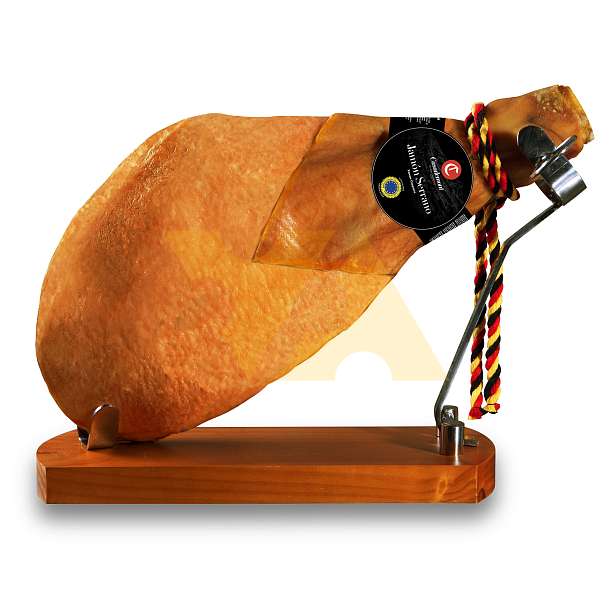 Хамон Серрано, окорок сыровяленый с костью, натуральная форма, CASADEMONT, ~ 7 кг 6 кг. Casademont Россия