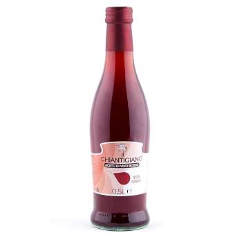 Уксус винный красный IL CHIANTIGIANO, кислотность 6%, ARETINO, 0,5 л (ст/бут)